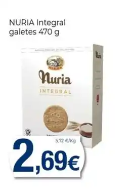 Keisy NURIA Integral galetes oferta