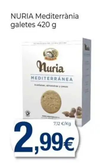 Keisy NURIA Mediterrània galetes oferta