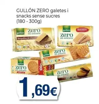 Keisy GULLÓN ZERO galetes i snacks sense sucres oferta