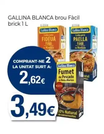Keisy GALLINA BLANCA brou Fàcil oferta