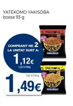 Keisy YATEKOMO YAKISOBA bossa oferta