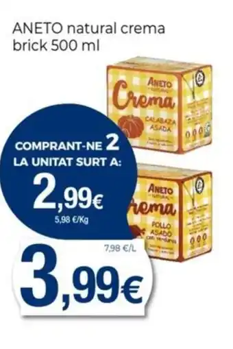 Keisy ANETO natural crema brick oferta