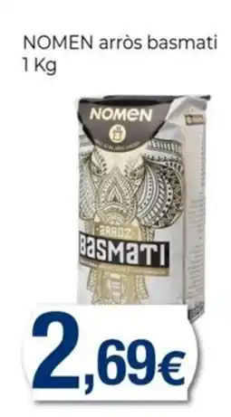 Keisy NOMEN NOMEN arròs basmati oferta