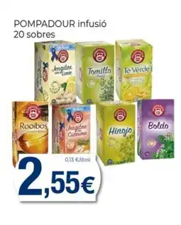 Keisy POMPADOUR infusió 20 sobres oferta