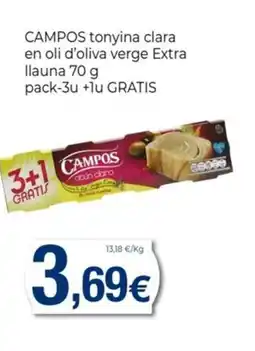 Keisy CAMPOS tonyina clara en oli d'oliva verge Extra Ilauna oferta
