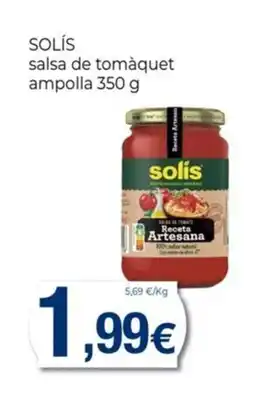 Keisy SOLÍS salsa de tomàquet ampolla oferta