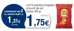 Keisy LAY'S patates fregides al punt de sal bossa oferta