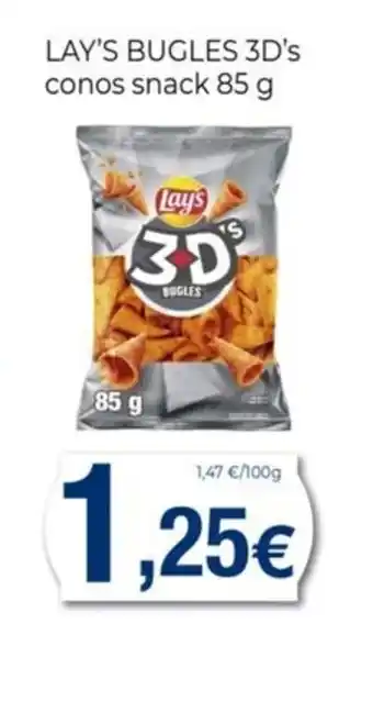 Keisy LAY'S BUGLES 3D's conos snack oferta