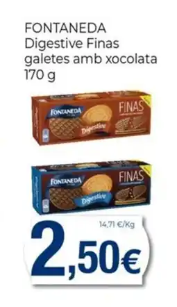 Keisy FONTANEDA Digestive Finas galetes amb xocolata oferta
