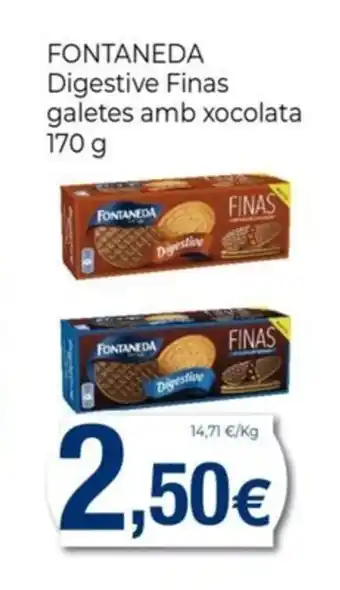 Keisy FONTANEDA Digestive Finas galetes amb xocolata oferta