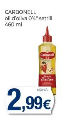 Keisy CARBONELL oli d'oliva 0'4° setrill oferta