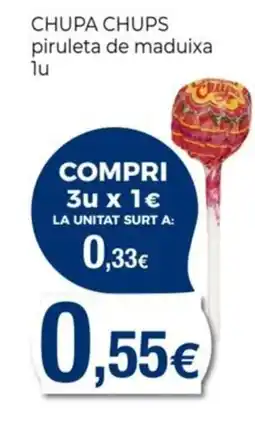 Keisy CHUPA CHUPS piruleta de maduixa oferta