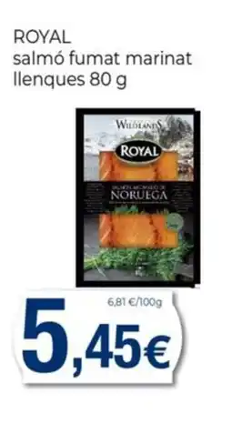 Keisy ROYAL salmó fumat marinat llenques oferta