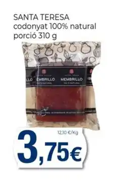 Keisy SANTA TERESA codonyat 100% natural porció oferta