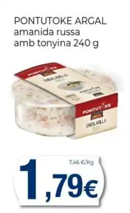Keisy PONTUTOKE ARGAL amanida russa oferta