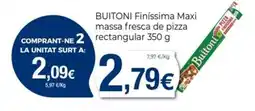 Keisy BUITONI Finíssima Maxi massa fresca de pizza oferta