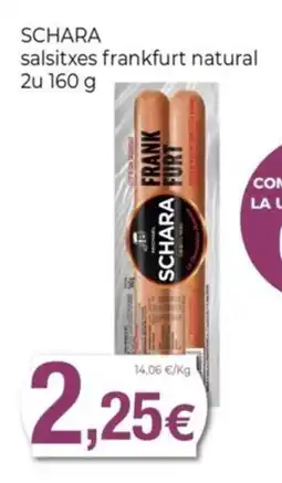 Keisy SCHARA salsitxes frankfurt natural llescat oferta