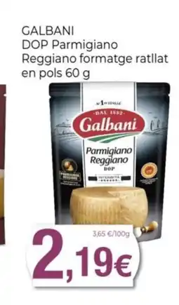 Keisy GALBANI DOP Parmigiano Reggiano formatge ratllat oferta
