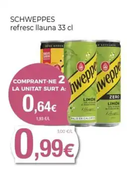 Keisy SCHWEPPES refresc llauna oferta