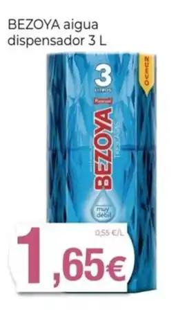 Keisy BEZOYA aigua dispensador oferta