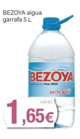 Keisy BEZOYA aigua garrafa oferta