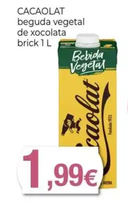 Keisy CACAOLAT beguda vegetal de xocolata oferta