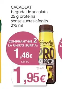 Keisy CACAOLAT beguda de xocolata oferta