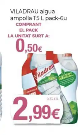 Keisy VILADRAU aigua ampolla oferta