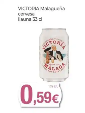 Keisy VICTORIA Malagueña cervesa oferta