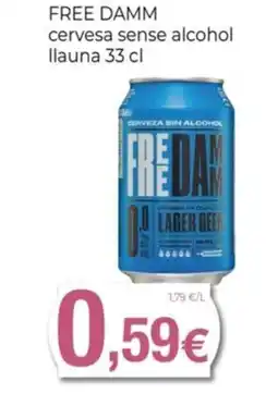 Keisy FREE DAMM cervesa sense alcohol Ilauna oferta