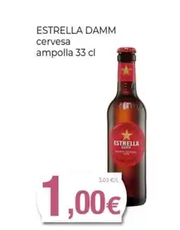 Keisy ESTRELLA DAMM cervesa ampolla oferta