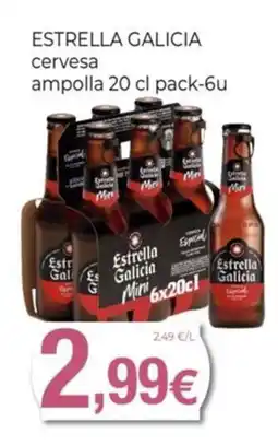 Keisy ESTRELLA GALICIA cervesa oferta