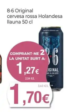 Keisy 8.6 Original cervesa rossa Holandesa llauna oferta
