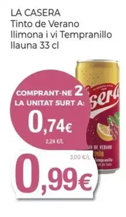 Keisy LA CASERA Tinto de Verano Ilimona i vi Tempranillo llauna oferta