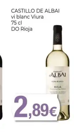 Keisy CASTILLO DE ALBAI vi blanc Viura oferta