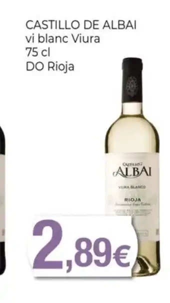Keisy CASTILLO DE ALBAI vi blanc Viura oferta
