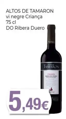 Keisy ALTOS DE TAMARON vi negre Criança oferta