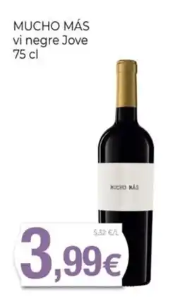 Keisy MUCHO MÁS vi negre Jove oferta