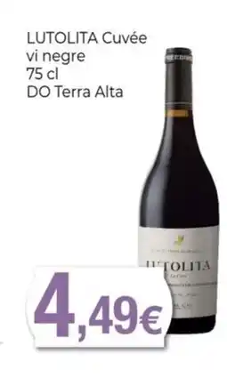 Keisy LUTOLITA Cuvée vi negre oferta