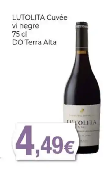 Keisy LUTOLITA Cuvée vi negre oferta