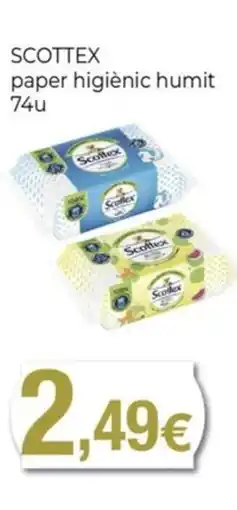Keisy SCOTTEX paper higiènic humit oferta