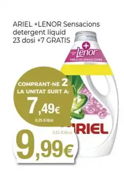 Keisy ARIEL LENOR Sensacions detergent líquid oferta