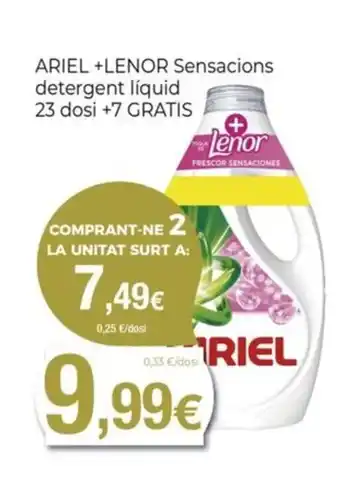 Keisy ARIEL LENOR Sensacions detergent líquid oferta