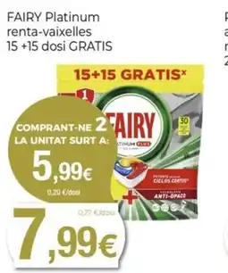 Keisy FAIRY Platinum renta-vaixelles oferta