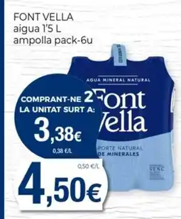 Keisy FONT VELLA aigua oferta