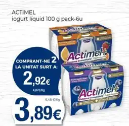 Keisy ACTIMEL iogurt líquid oferta