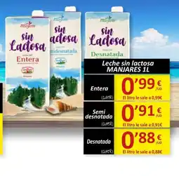 SPAR MANJARES Leche sin lactosa oferta