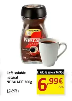 SPAR NESCAFÉ Café soluble natural oferta