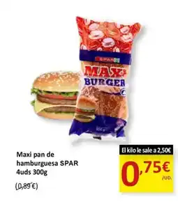 SPAR SPAR Maxi pan de hamburguesa oferta