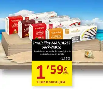 SPAR MANJARES Sardinillas oferta